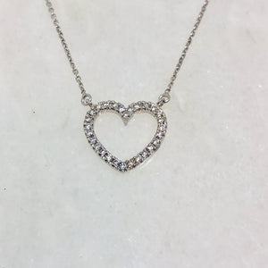 THE SMALL DIAMOND HEART PENDANT