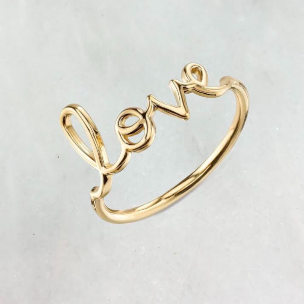 Ring discount love gold