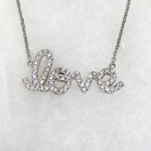 THE 9CT LOVE NECKLACE